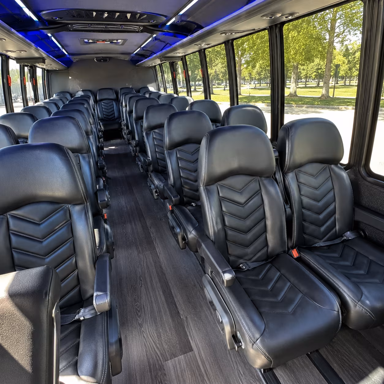 buckeye employee transportation onboard seating