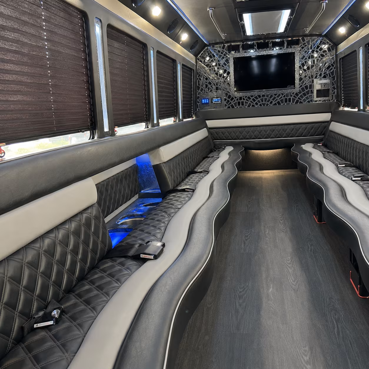 party buses for prom night in buckeye are ready and waiting